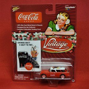 Coca Cola Johnny Lightning Vintage Collection Die Cast 1954 Corvette Nomad